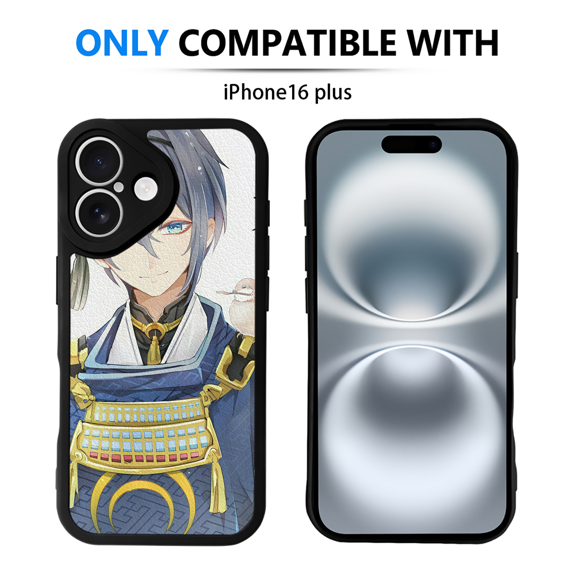 （画像用） 刀剣乱舞 Touken Ranbu 【iPhone 16シリーズ対応】シリコンスマホケース（レザー調） 材質：シリコン